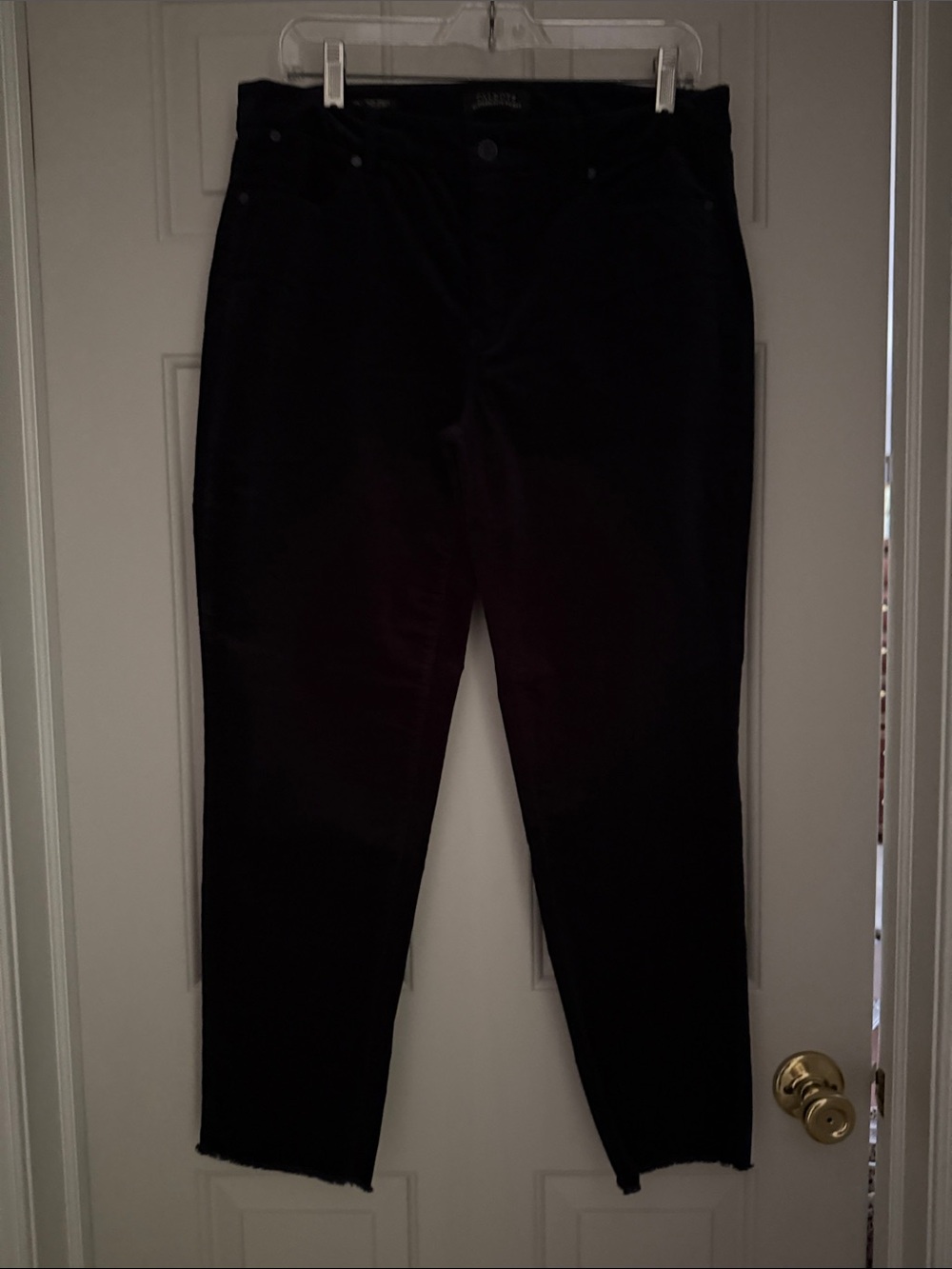Talbot navy blue corduroy slim leg pants - Picture 2 of 6